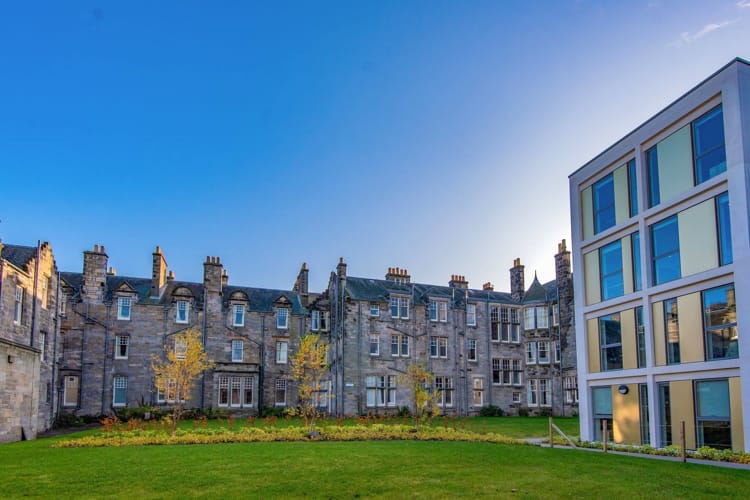 Whitehorn Hall building exterior and lawn