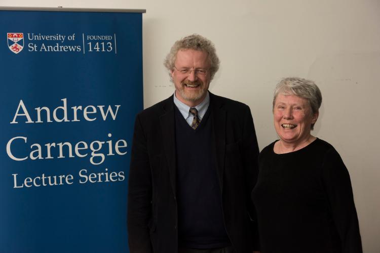 Professor Garry Taylor and Dr Maria Klawe