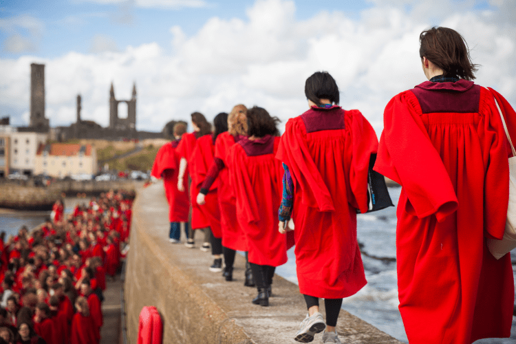 st andrews phd graduation gown