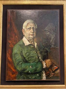 Giorgio di Chirico, Self Portrait with Bust of Minerva, 1948, Carlo Bilotti Museum (Credit: Ilaria Bevan)