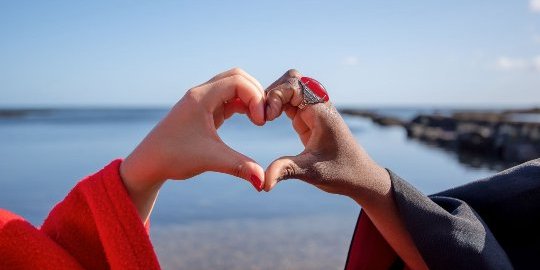 hands making a heart shape