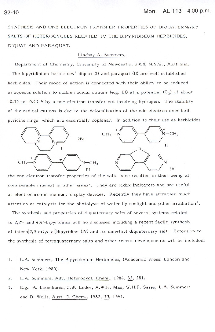 Scientific Program