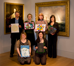 Judges of the 2009 competition displaying selected entries