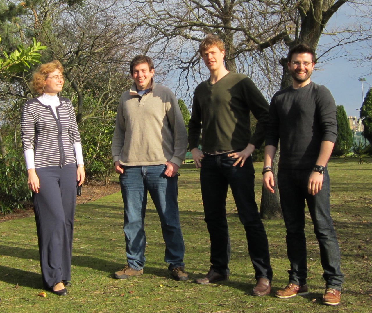 group photo Feb 2012 Natalia Korolkova Richard Tatham Darran Milne Niall Quinn